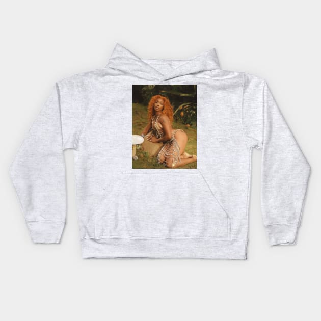 Vintage my girl sza Kids Hoodie by Solargy